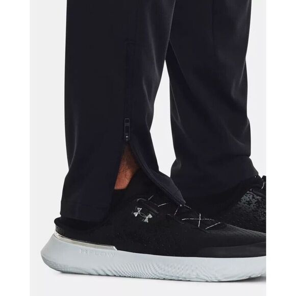 Under Armour 1376885-001 Men's Sz 2XL Black Team Knit Loose Fit Warm-Up Pants - Picture 13 of 13